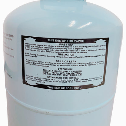 30LB R134A R-134A Freon Refrigerant Gas